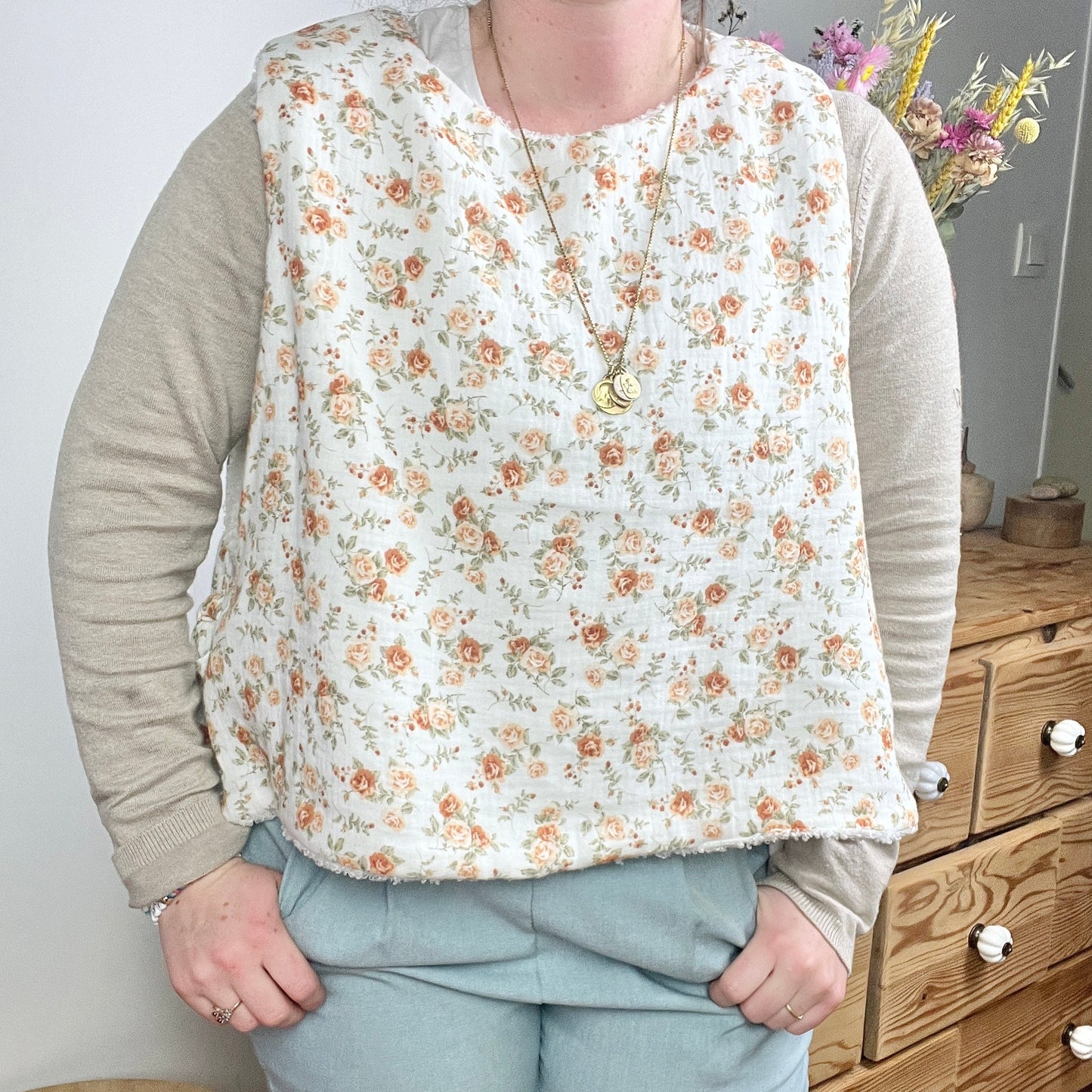 The Josephine sweater is 100% customizable