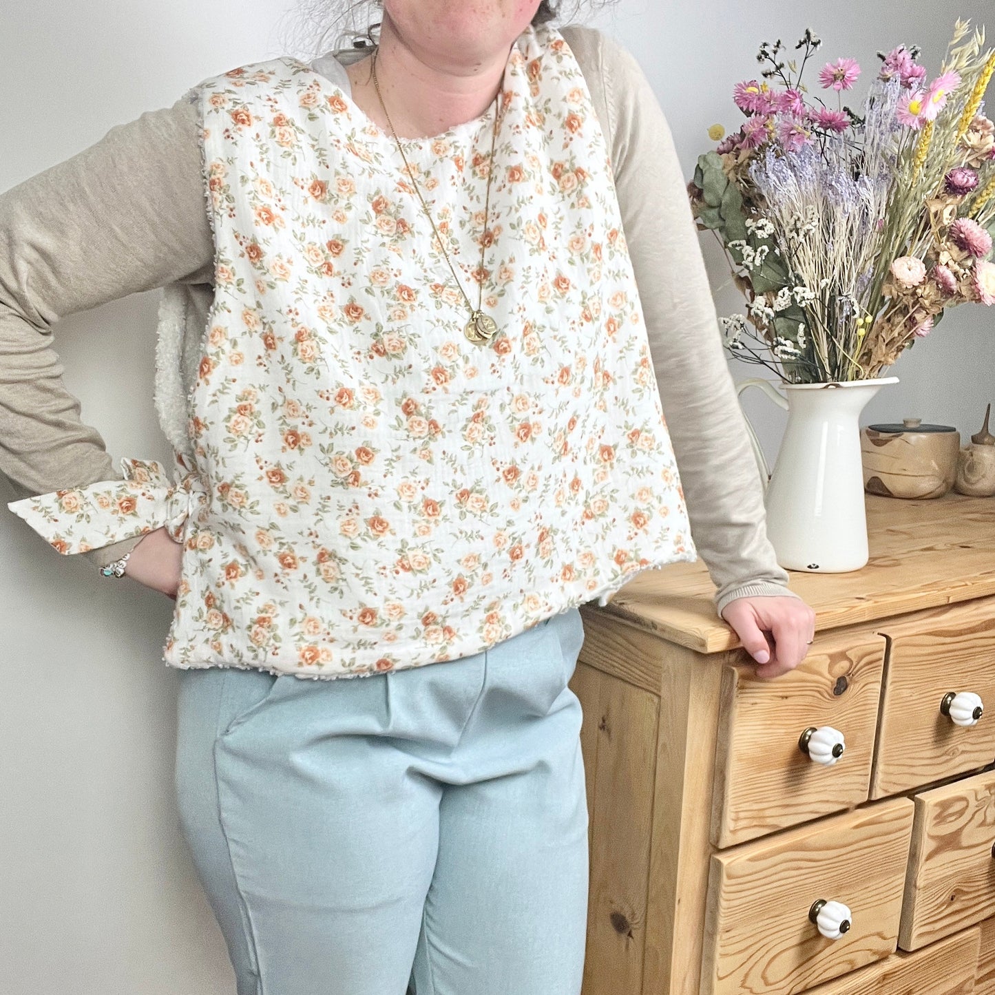 The Josephine sweater is 100% customizable