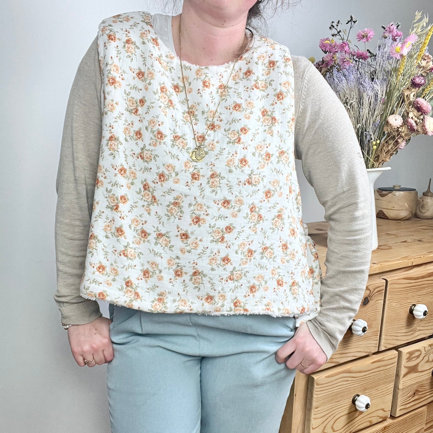The Josephine sweater is 100% customizable