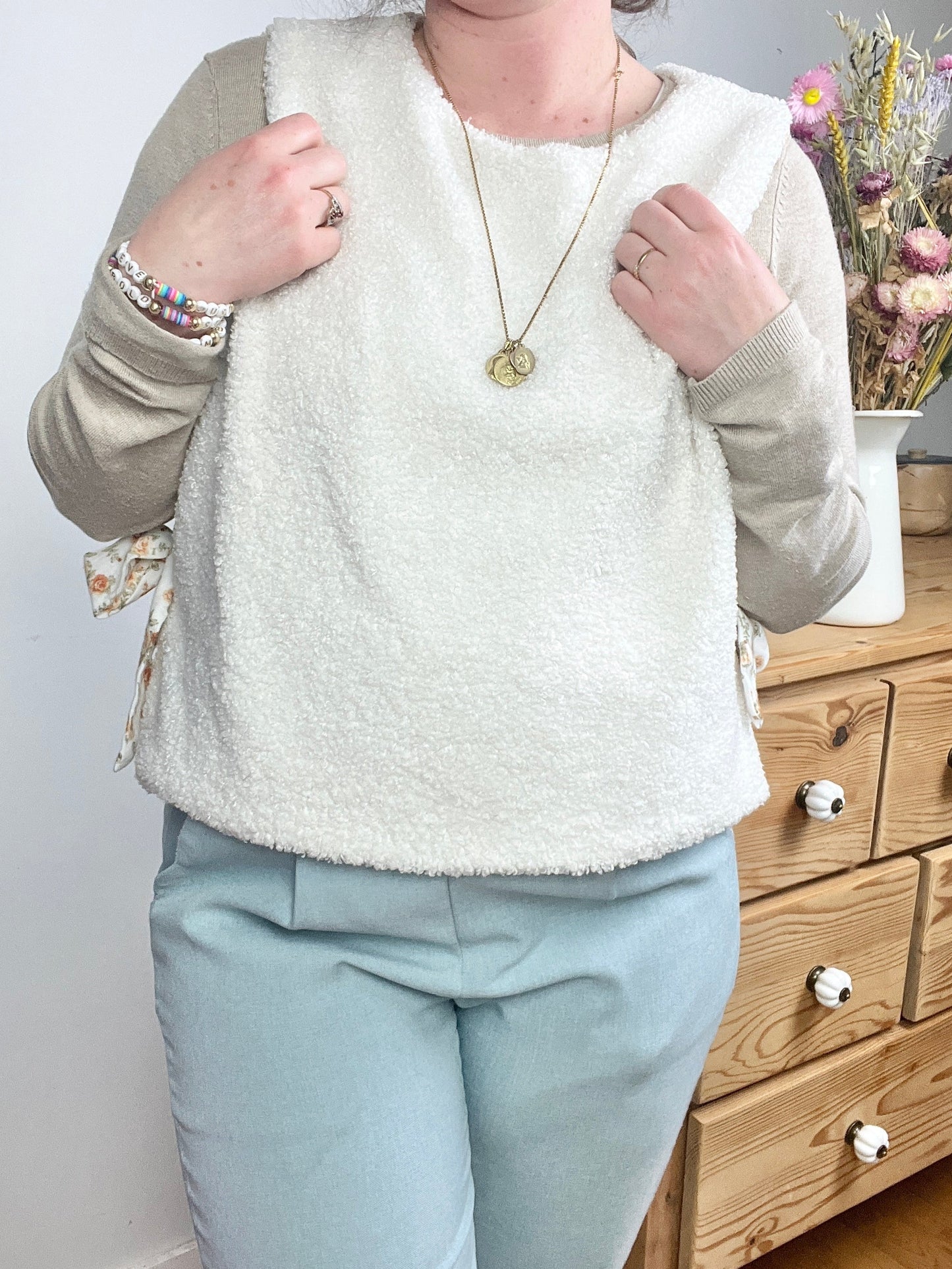 The Josephine sweater is 100% customizable