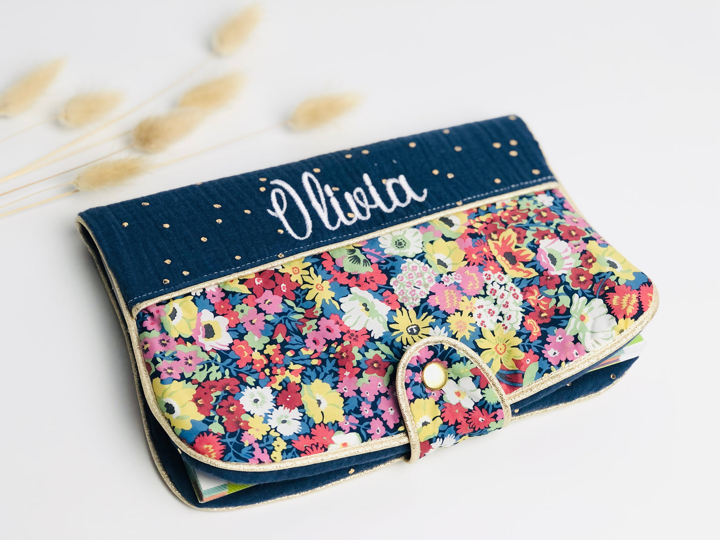 Chloé le protège carnet vertical 100% personnalisable