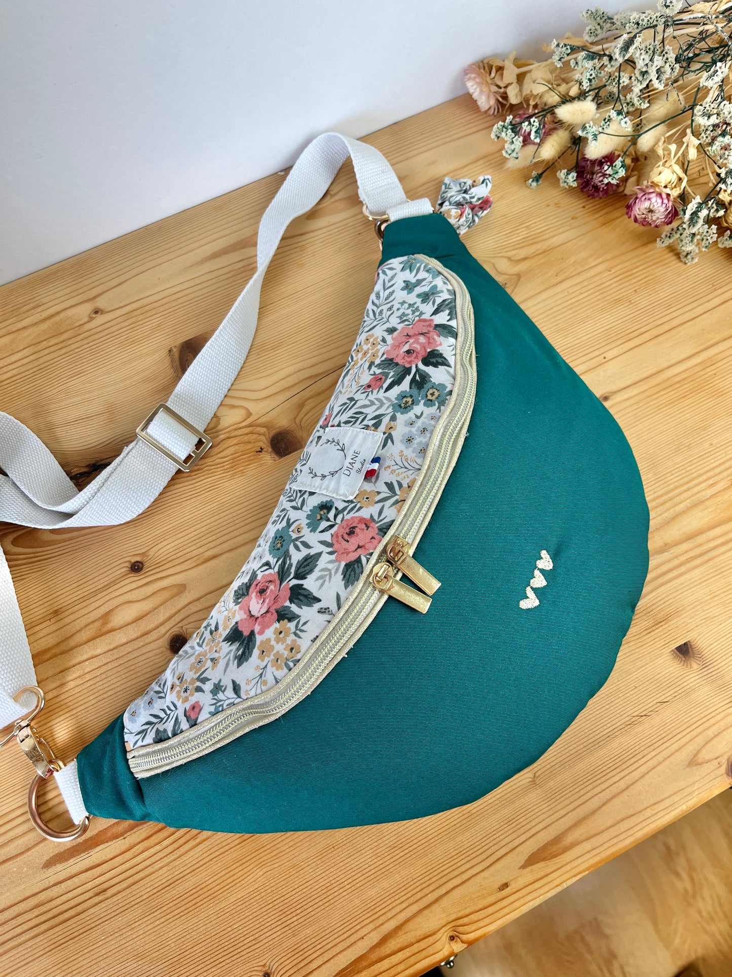 The embroidered fanny pack - made to order
