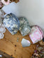 Colette's quilted toiletry bag and its bow