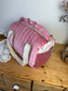 Sac Louison initiale dentelle tissus au choix
