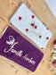 100% customizable embroidered family record book cover
