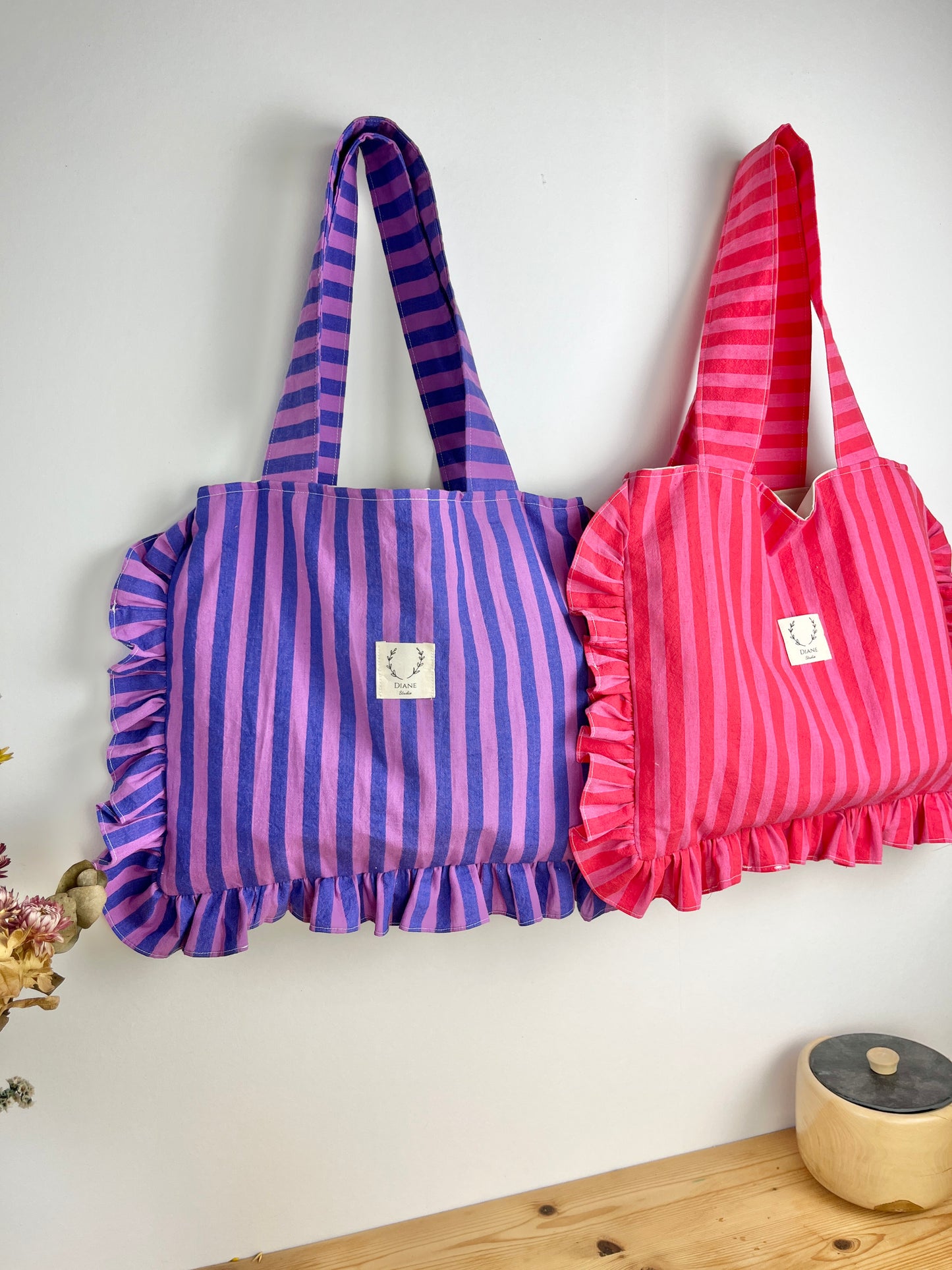 Le petit tote bag à volants 100% personnalisable