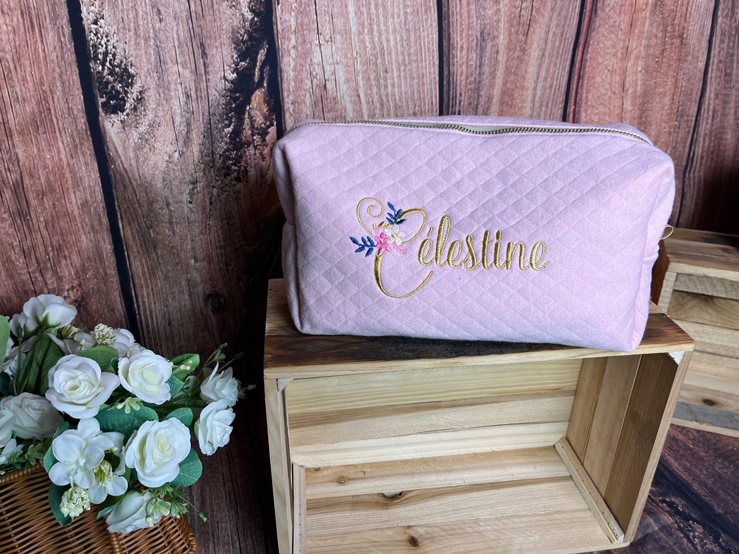 Colette, the 100% customizable baby and child toiletry bag