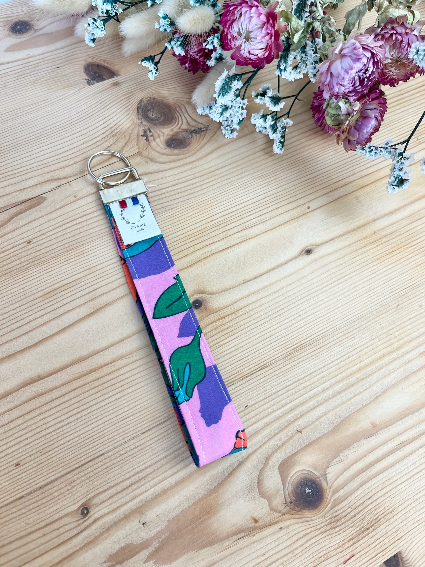 Liberty butterfield purple keychain