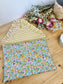 Liberty Poppy rainbow quilted pouch