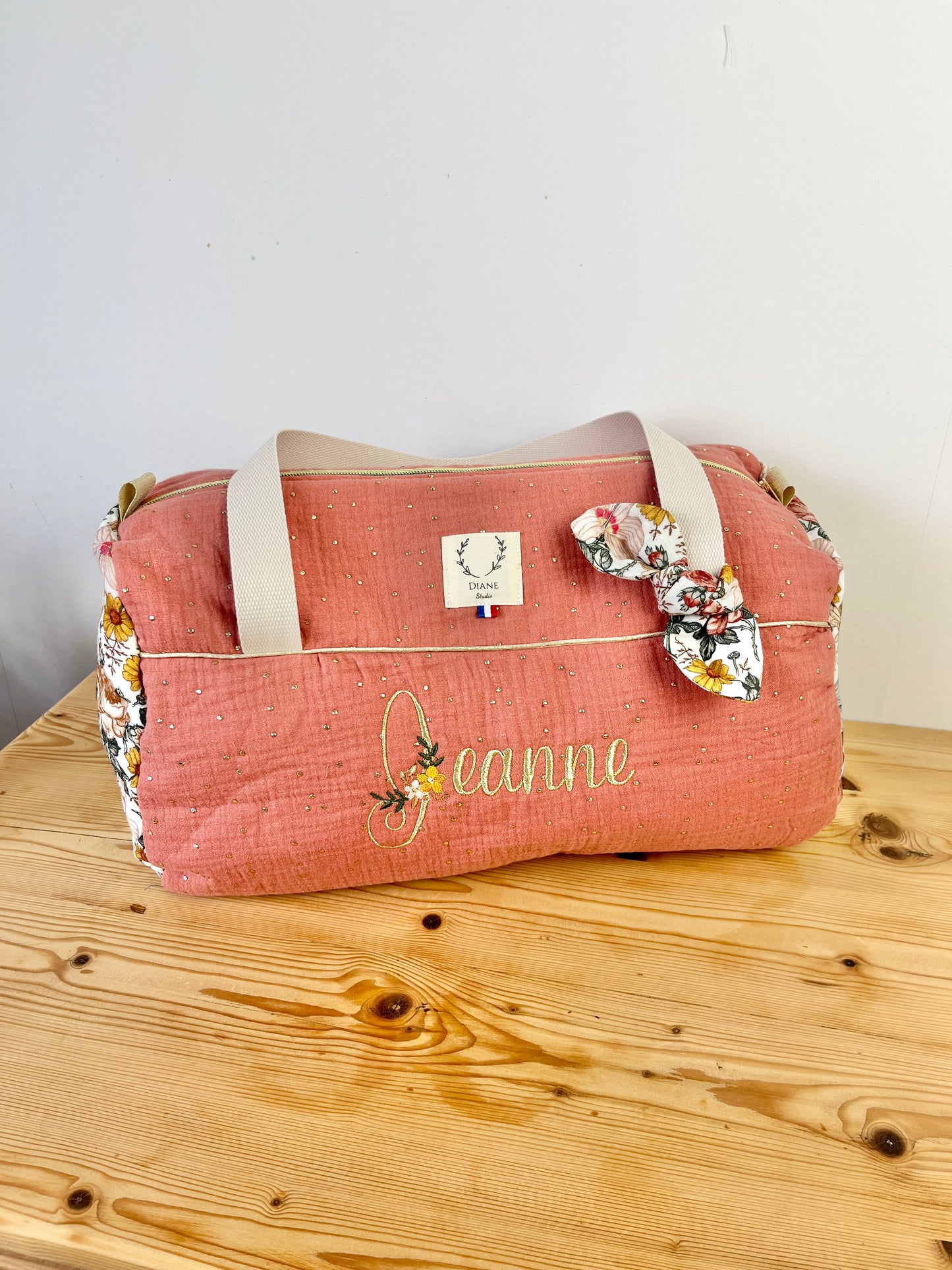 Sac Louison adulte initiale florale