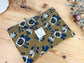 Babette the large jacquard floral flat clutch