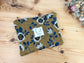 Babette the large jacquard floral flat clutch