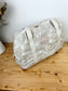 Hélène the soft beige foliage diaper bag