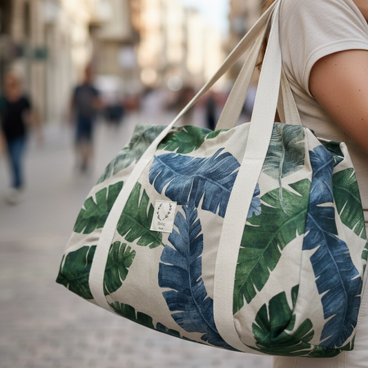 Le sac souple fleuri