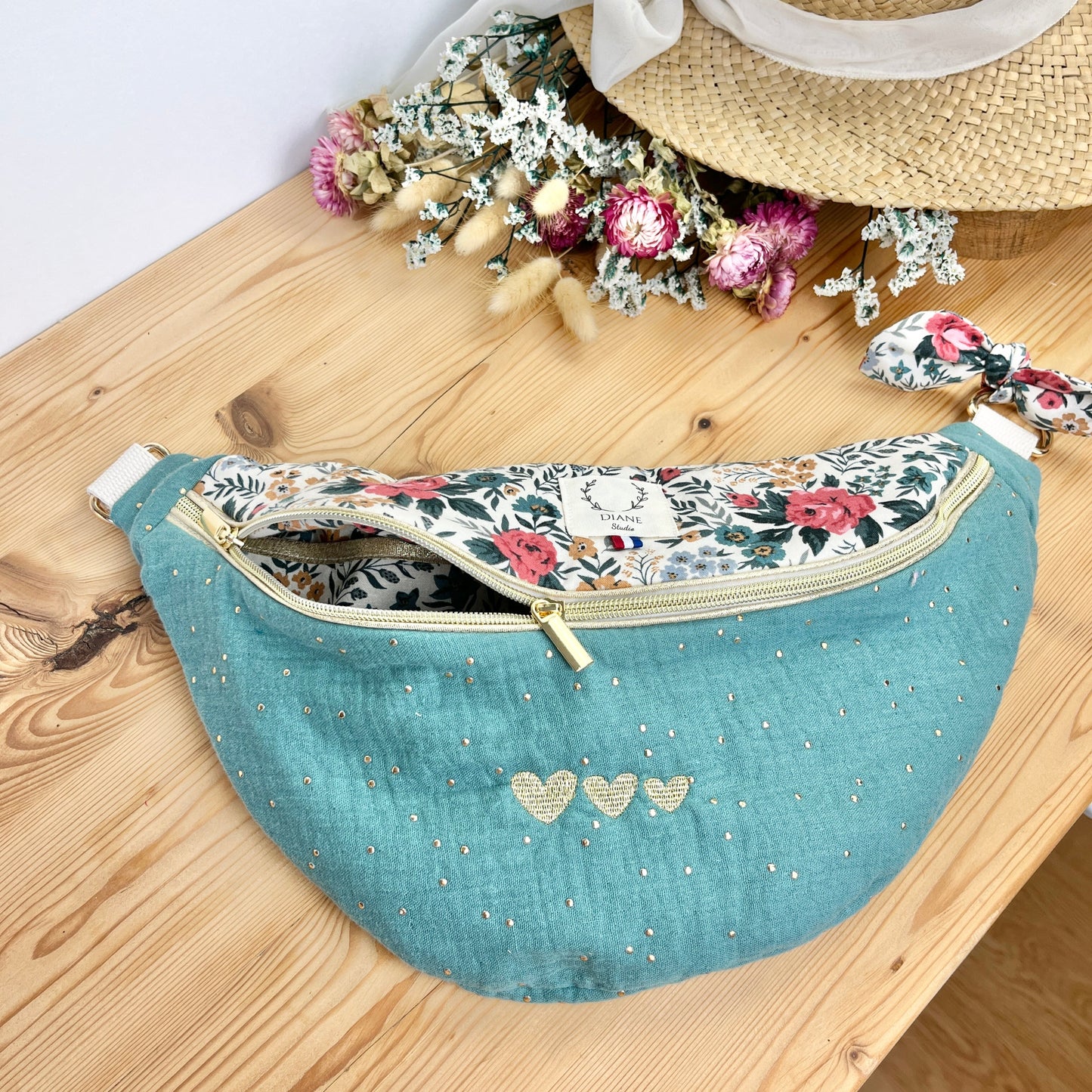 The embroidered fanny pack - made to order