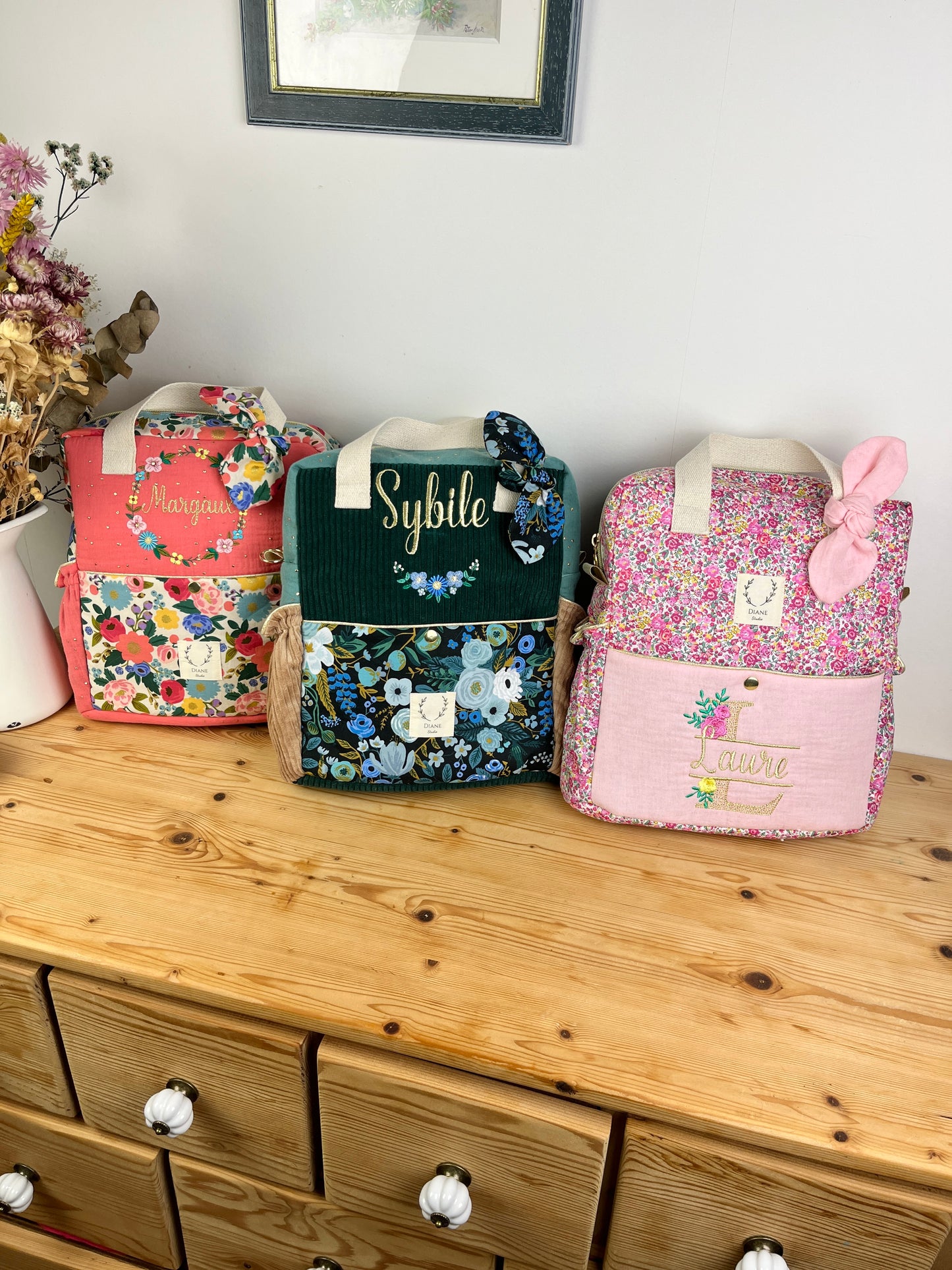 The Ombeline children's backpack is 100% customizable.