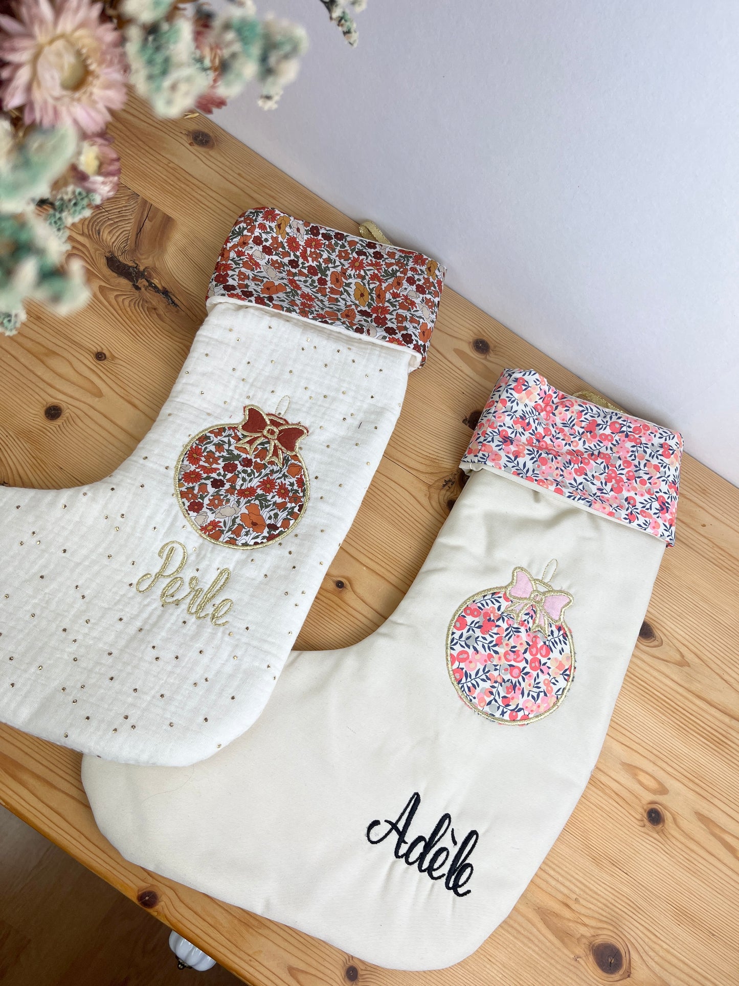 100% customizable Liberty of London Christmas stockings
