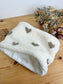 Baby sherpa neck warmer with caramel heart