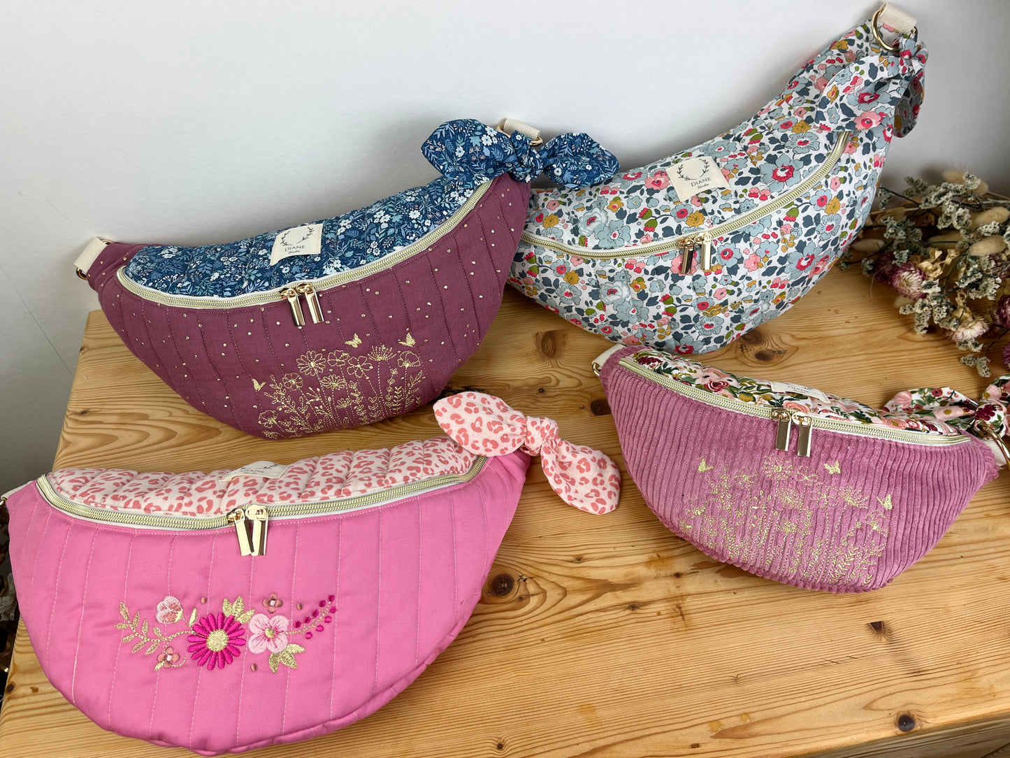 The embroidered fanny pack - made to order