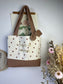 The small Adelaide tote bag is 100% customizable.