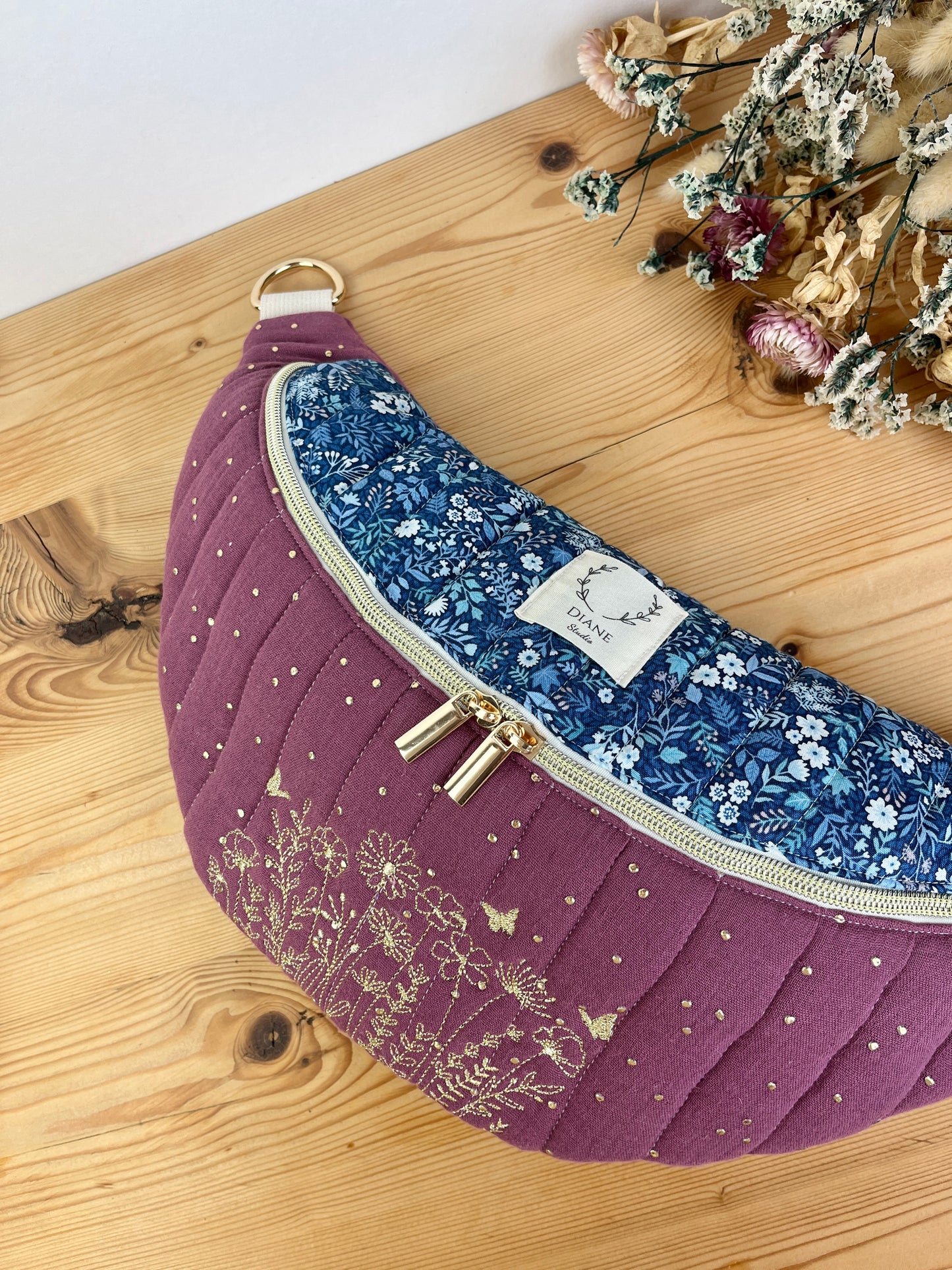 The embroidered fanny pack - made to order
