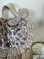 Le sac à dos Églantine velours, vichy et marion