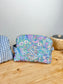 Couples set: duo of toiletry bags with initial