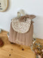 Set includes: Toiletry bag, blanket, doll, notebook cover, and bonnet 