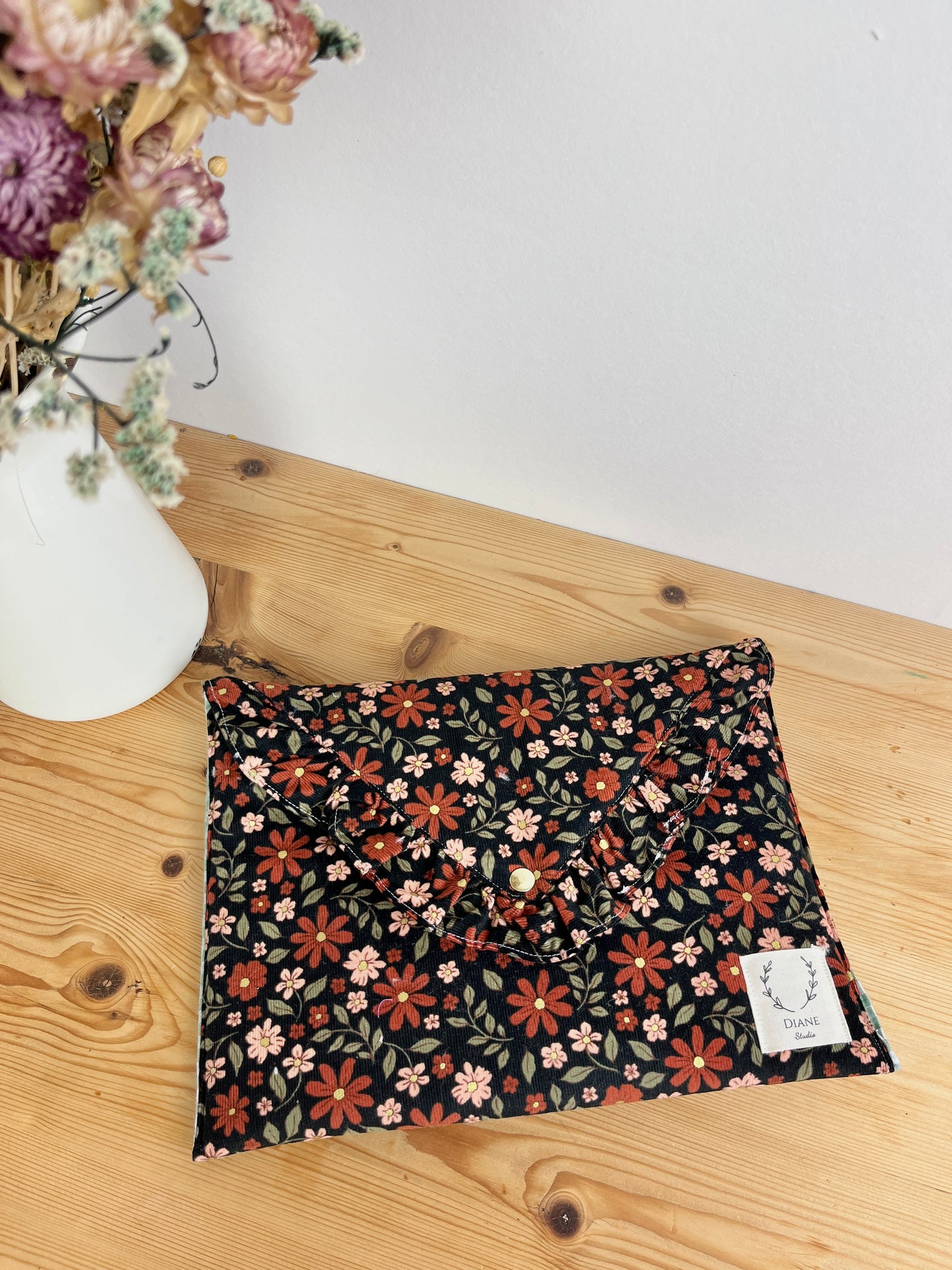 Pochette Charlotte taille M velours doré