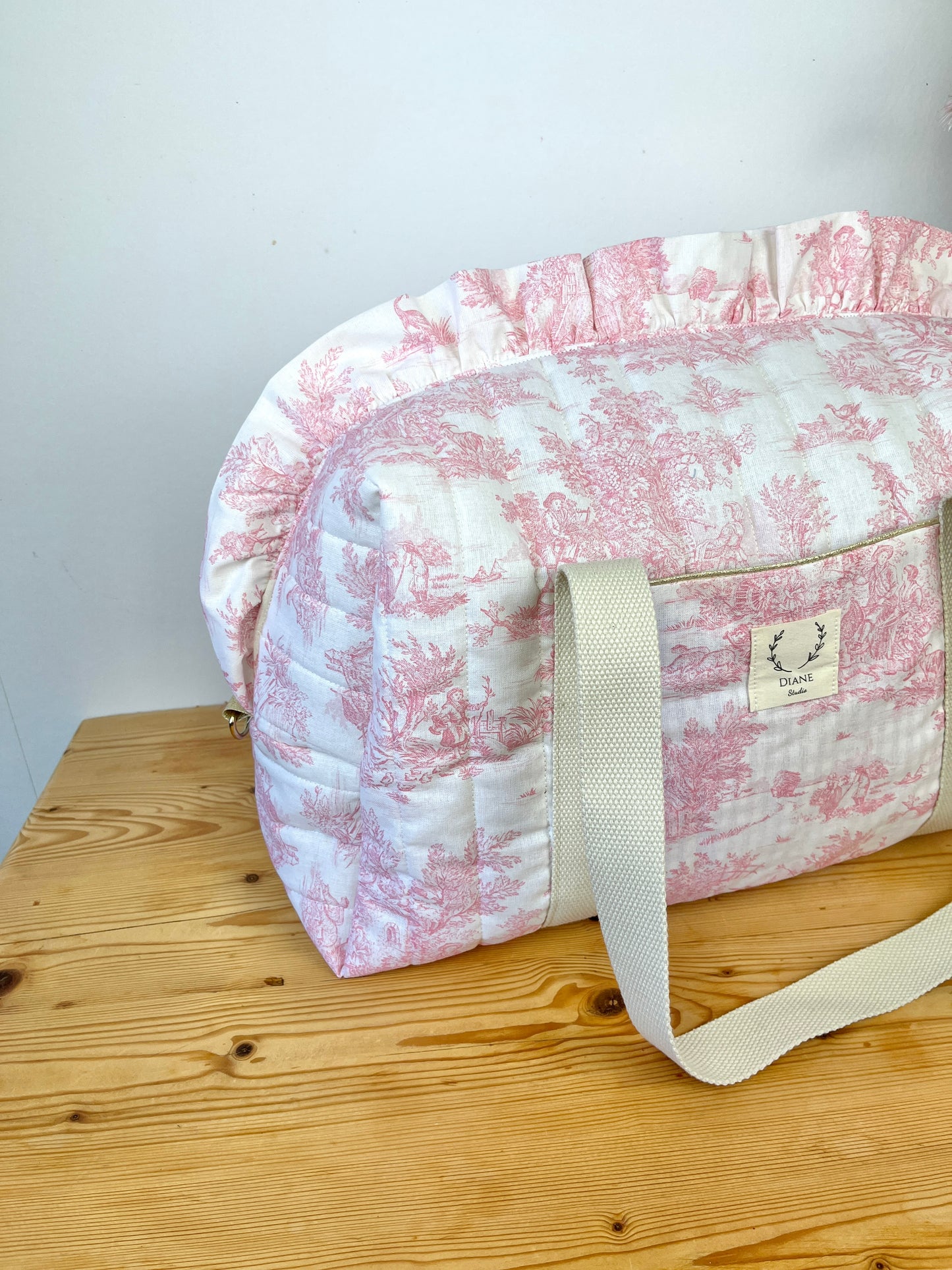 Ensemble Sac Chloé et couverture bébé personnalisable