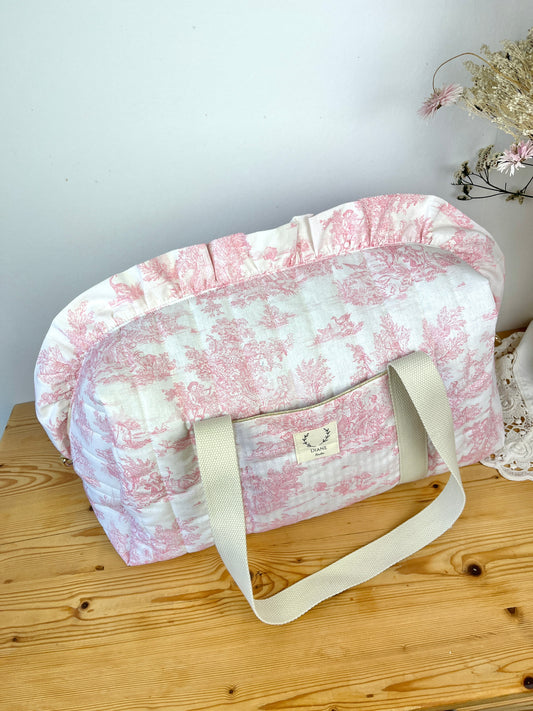 Le sac Chloé toile de jouy rose