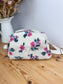 Colette fuchsia floral sherpa shoulder bag - in stock