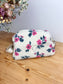 Colette fuchsia floral sherpa shoulder bag - in stock