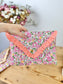 Charlotte quilted clutch, exclusive Liberty of London