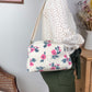 Colette fuchsia floral sherpa shoulder bag - in stock