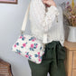 Colette fuchsia floral sherpa shoulder bag - in stock