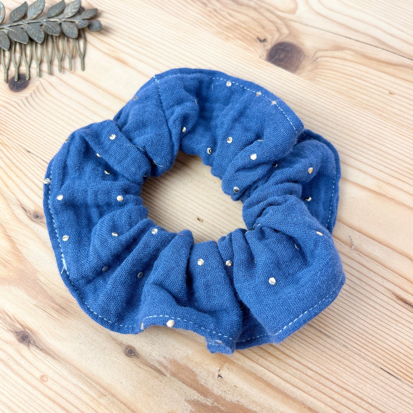 Chouchou double gaze cobalt