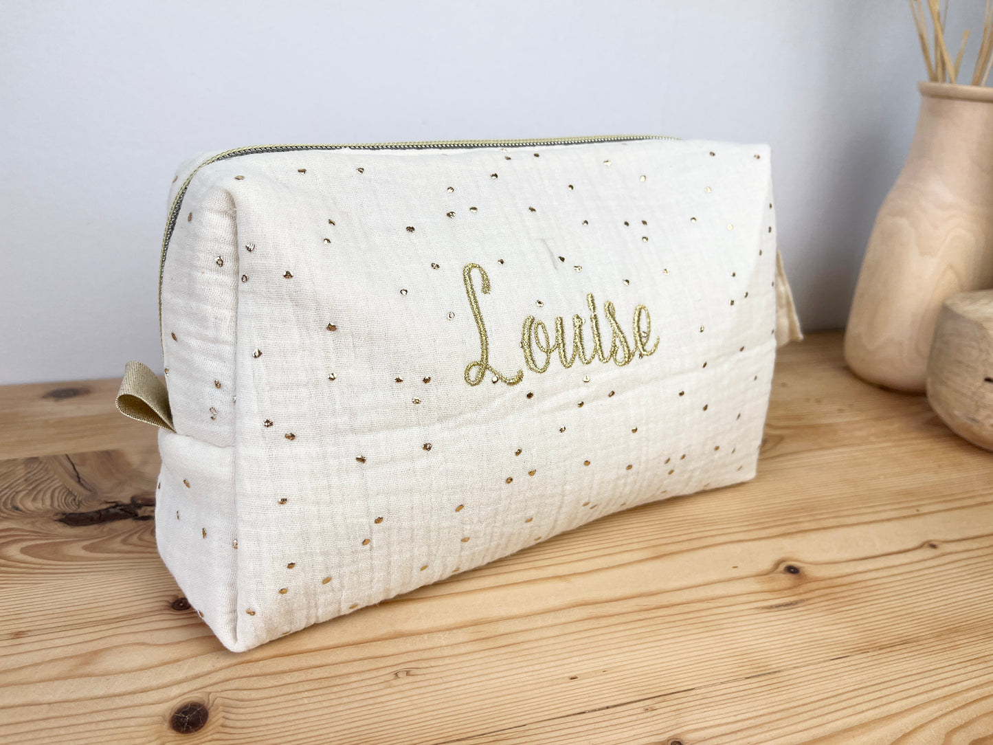 Colette, the 100% customizable baby and child toiletry bag