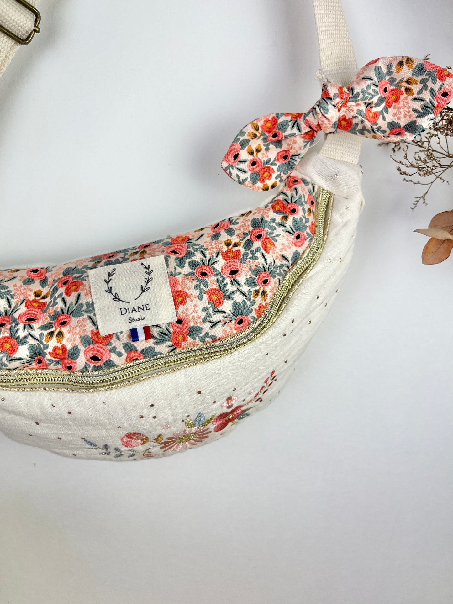 The embroidered fanny pack - made to order