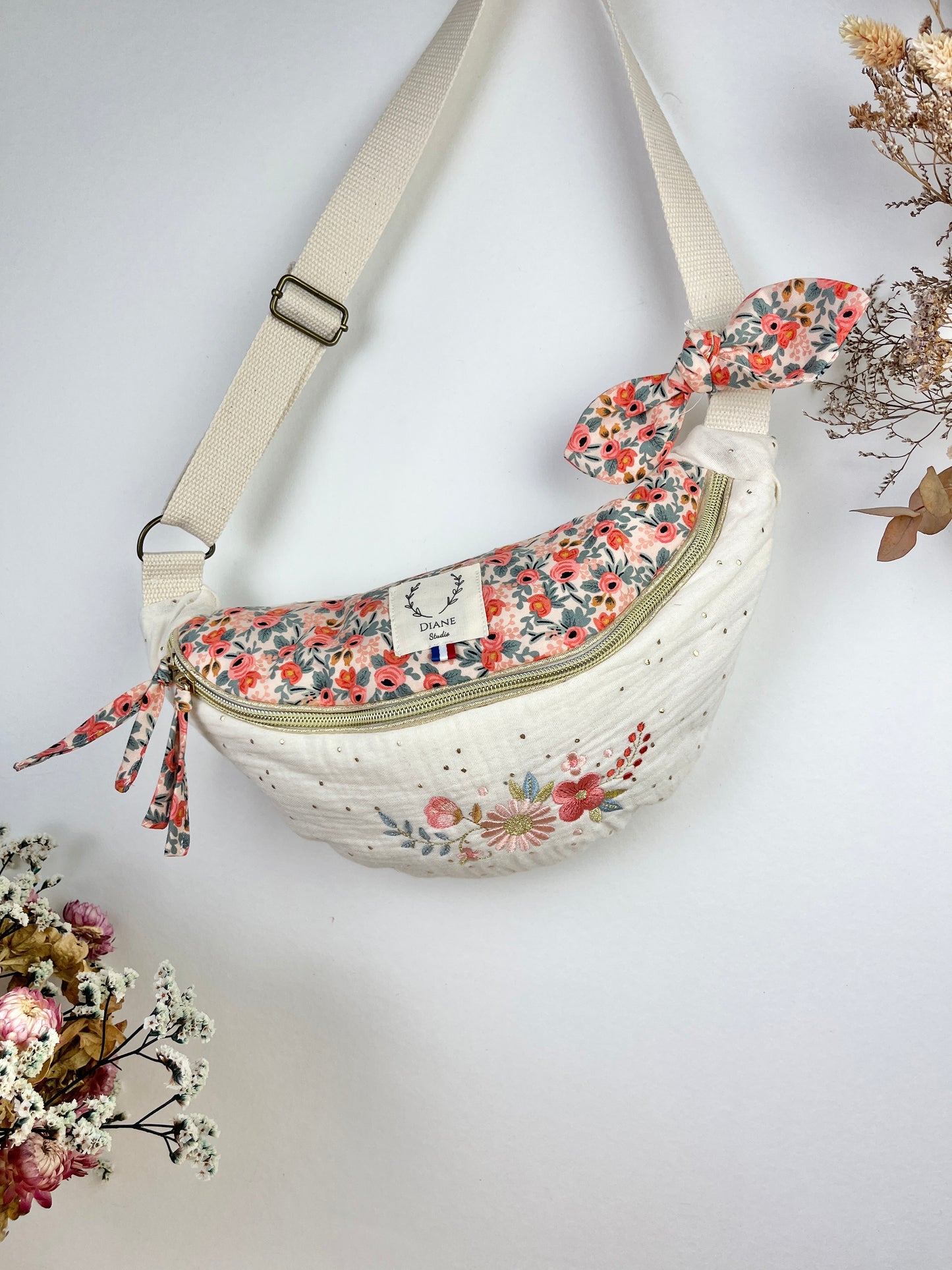 The embroidered fanny pack - made to order