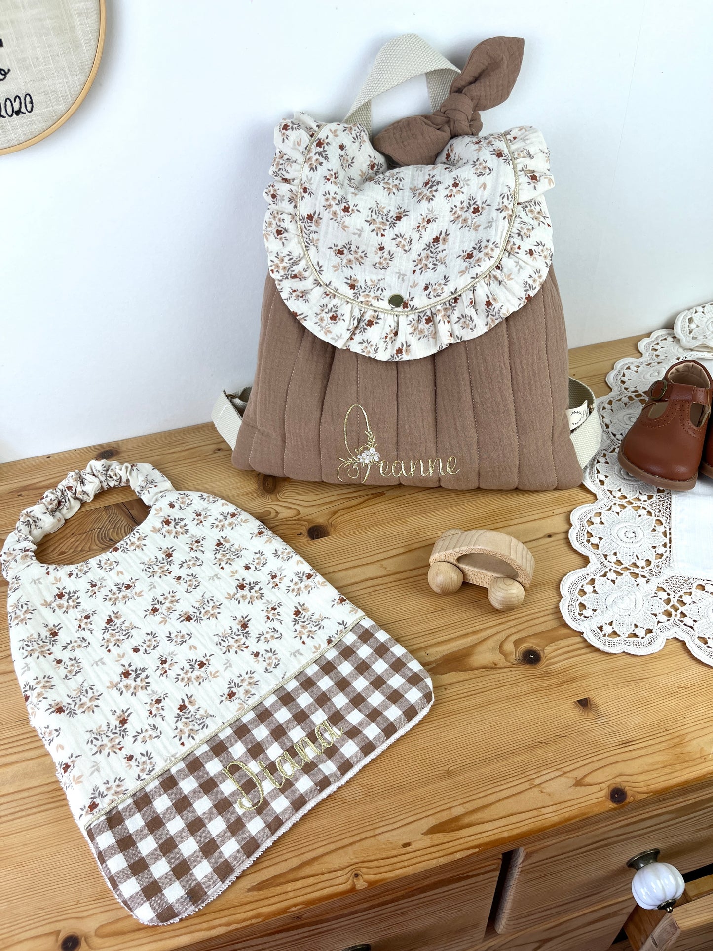 Ensemble sac à dos et serviette personnalisable
