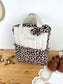 Le sac à dos enfant Ombeline gaze crème et léopard