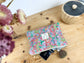Set: Aurore handbag and flat clutch 