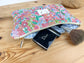 Set: Aurore handbag and flat clutch 