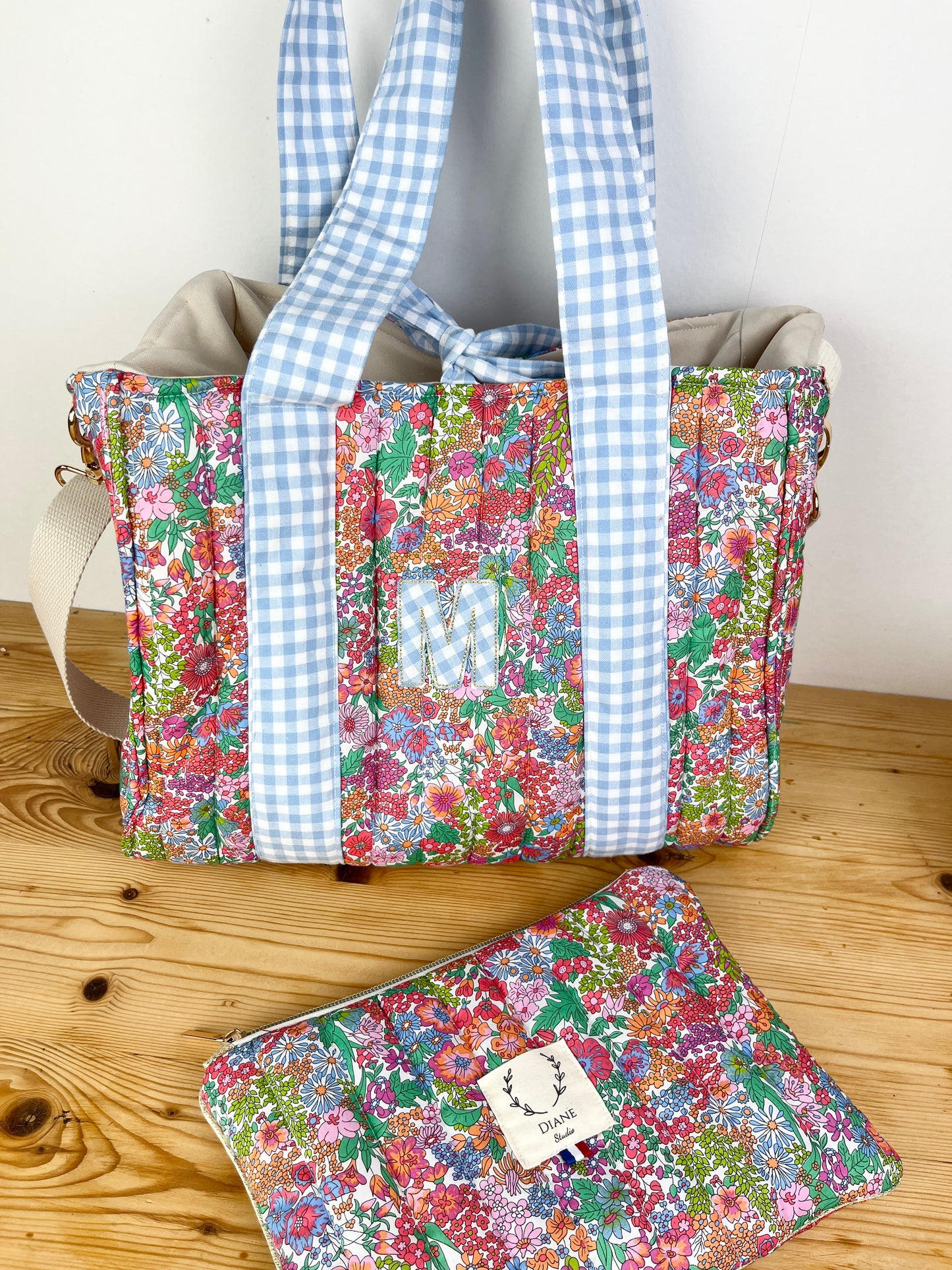 Set: Aurore handbag and flat clutch 