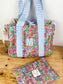 Set: Aurore handbag and flat clutch 
