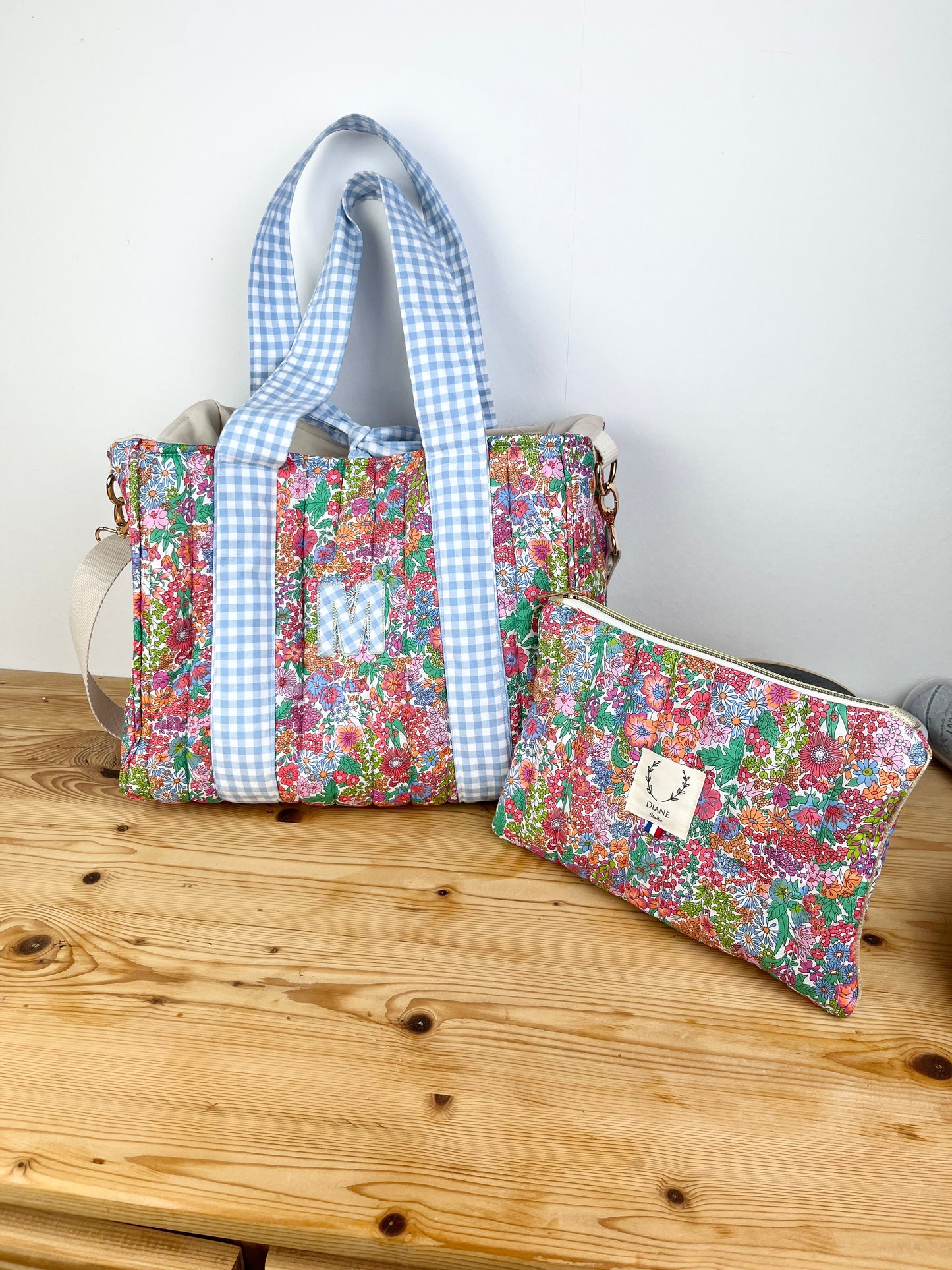Set: Aurore handbag and flat clutch 