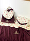 Ensemble mère fille : sac Elise,sac à dos Ombeline, couverture enfant et taie d'oreiller personnalisable