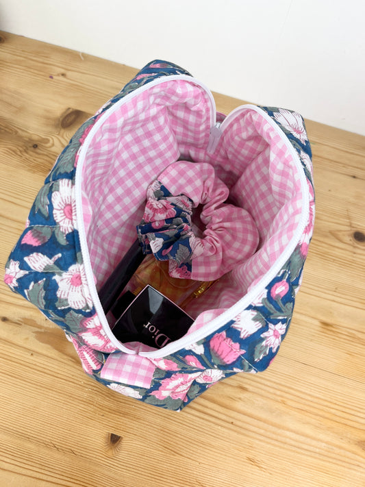 Colette Neha toiletry bag and her scrunchie