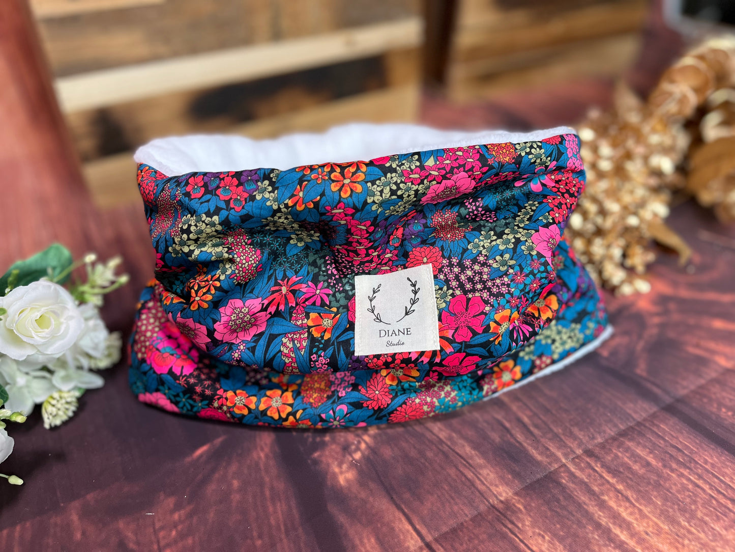 The Wiltshire Ciara petrol neck warmer